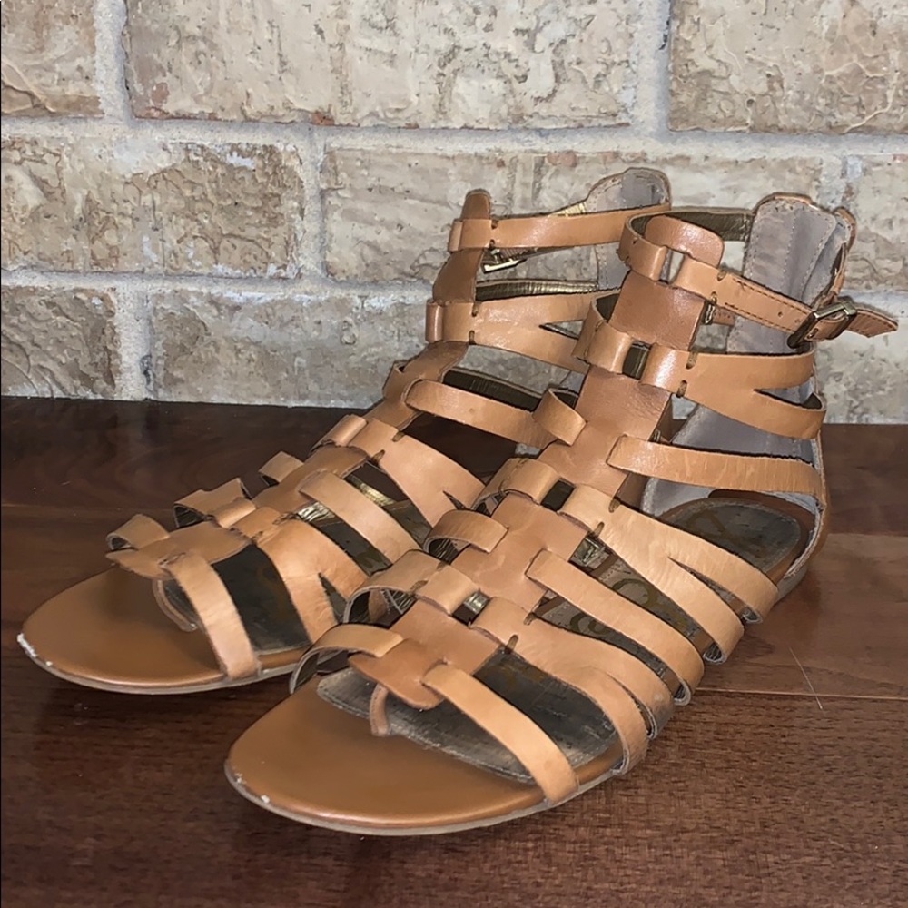 Sam Edelman Gladiator Sandals in Tan